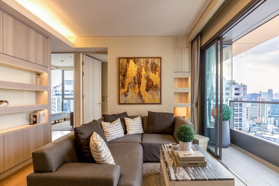The Lumpini 24 · 2 bedroom · 54 SqM · Floor 23 · Rama 4, Bangkok · Photo 1 The Lumpini 24 2-bedroom Condo in Rama 4, Bangkok – photo 1